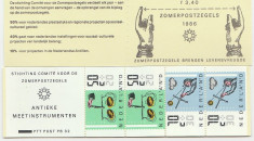 Olanda 1986 - instrumente antice, carnet filatelic foto