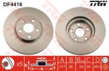 Disc frana TOYOTA AVENSIS Limuzina (T25) (2003 - 2008) TRW DF4416