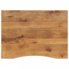 Blat birou cu decupaj curbat 110x80x2,5cm lemn masiv mango brut