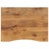 vidaXL Blat birou cu decupaj curbat 110x80x2,5cm lemn masiv mango brut