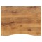 Blat birou cu decupaj curbat 110x80x2,5cm lemn masiv mango brut