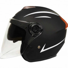 CASCA OPEN FACE MOTOCICLETE MT STREET +ochelari incorporati,L