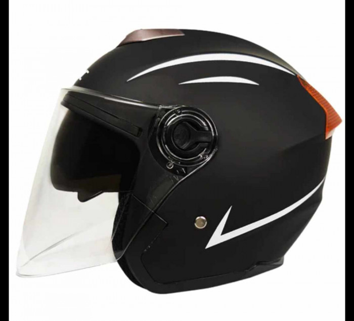 CASCA OPEN FACE MOTOCICLETE MT STREET +ochelari incorporati,L