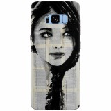 Husa silicon pentru Samsung S8, Blue Eyes