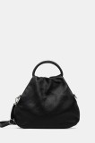 Answear Lab poseta de piele culoarea negru
