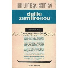 Duiliu Zamfirescu Interpretat De Tudor Arghezi, G. Bogdan-Duica etc.
