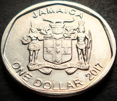 Moneda exotica 1 DOLAR / DOLLAR - JAMAICA, anul 2017 * cod 4184 foto