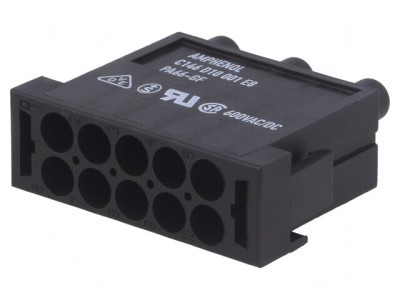Conector HDC Modular Tată 10PIN 400V Heavy Mate foto