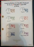 GERMANI,REICH-1936Olimpiada Berlin -FDC - stampilate-