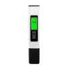 Tester profesional calitate apa 3in1,TDS,EC si temperatura - Alb