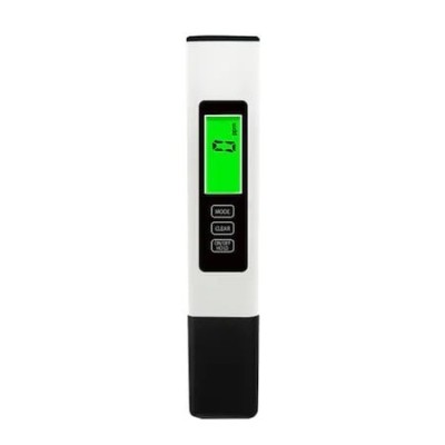 Tester profesional calitate apa 3in1,TDS,EC si temperatura - Alb foto
