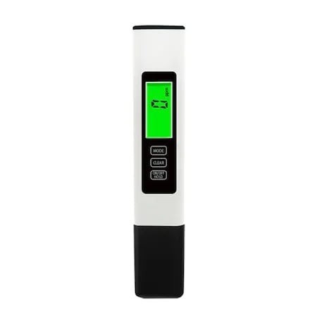Tester profesional calitate apa 3in1,TDS,EC si temperatura - Alb