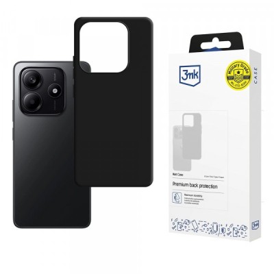 Husa pentru Xiaomi Redmi Note 14 4G (Standard), 3MK, Neagra Mata foto