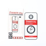 Folie de protectie Ecran OEM Ultra Strong 45KG pentru Apple iPhone 12 Pro Max, Sticla Securizata, Full Glue, 2.5D