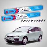 Cumpara ieftin Ștergătoare Ford Focus II DA Estate 2004-2007 | Set Față Flat Premium &ndash; TeamCar&reg;