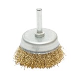 Perie sarma tip cupa cu tija 50 mm, 4500 rpm, Breckner Germany