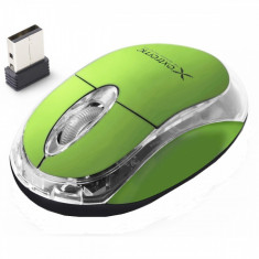 Mouse optic fara fir XM105G 3D 2.4GHZ culoare verde foto