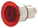 Comutator apăsare 22mm roșu IP67