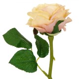 Floare Artificială, Trandafir, 31 cm, Culoare Somon, Oem
