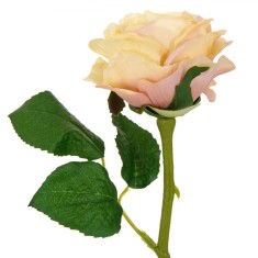 Floare Artificială, Trandafir, 31 cm, Culoare Somon