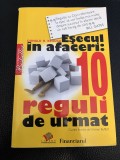 Eşecul ȋn afaceri: 10 reguli de urmat - Donald R. Keough