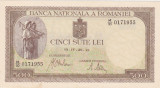 ROMANIA 500 LEI APRILIE 1942 XF+