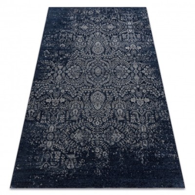 Covor L&amp;acirc;nă JADE 45008/500 Ornament albastru &amp;icirc;nchis / bej OSTA, 85x160 cm foto