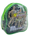Set figurine soldati cu accesorii - Military Series in rucsac