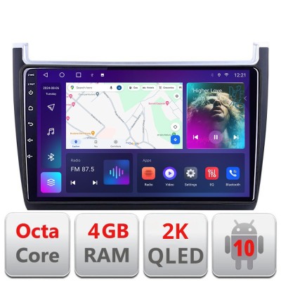 Navigatie VW Polo 2014- C-655 Android Octa Core Ecran 2K QLED GPS 4G 4+32GB 360 KIT-655+EDT-E409-2K CarStore Technology foto