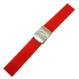 Cumpara ieftin Curea Din Silicon Cu Rosie Inchidere Deployant 20mm 22mm 24mm WZ1902