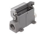 Carcasă aluminiu HARTING Han 16A IP65 cu clichet