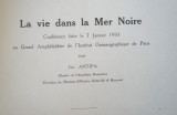 La Vie dans la Mer Noire (Grigore Antipa, 1933)