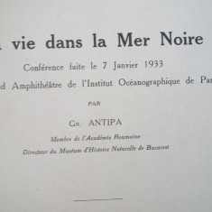 La Vie dans la Mer Noire (Grigore Antipa, 1933)