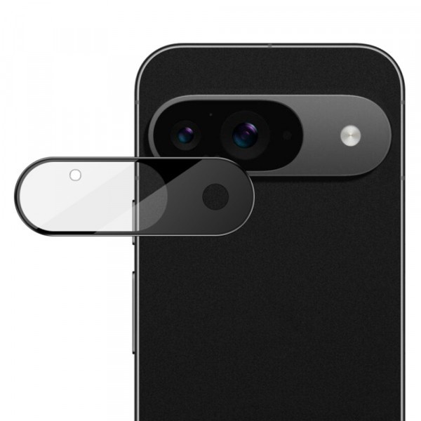 Folie de protectie Camera Spate Techsuit pentru Google Pixel 9, Sticla Securizata, Neagra