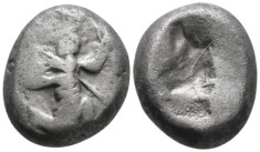 Achaemenid, Xerxes, AR 13mm. 5,55g. ARGINT .ORIGINAL !FOARTE VECHE ! foto