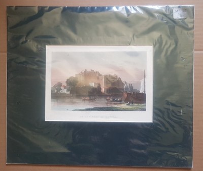 F600-I-Set 2 Gravuri antice Anglia 1840-Peisaje marine localitati cu debarcadere foto