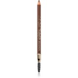 L.A. Girl Cosmetics Featherlite creion de sprancene de lunga durata cu pensula culoare Soft Brown 1.1 g
