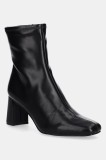 Steve Madden botine Hurst culoarea negru, cu toc drept, 11003498