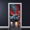 Folie imprimata color pentru decor Usa, dimensiune 200 x 90cm, model: AVX-DR08, AVEX