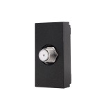 Cumpara ieftin Priza satelit modulara Luxion 1M, negru, standard italian