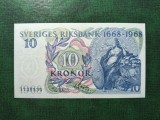 SUEDIA 10 KRONOR 1968 UNC