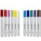 Set 12 Markere Acrilice Colorate cu Varf Dublu