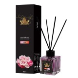 Odorizant de camera Rose (Trandafir), Mozaic, cu betisoare, 110 ml