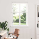 vidaXL Jaluzea pentru Fereastră cu perdele Altele Manual Alb 80 x 130 cm Aluminiu