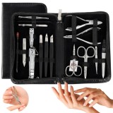 Set profesional pentru manichiură cleşte foarfece și accesorii