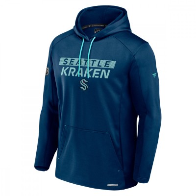 Seattle Kraken hanorac de bărbați cu glugă AP Rink Poly Fleece Pullover Hood - M foto