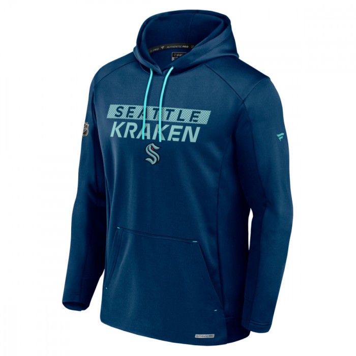 Seattle Kraken hanorac de bărbați cu glugă AP Rink Poly Fleece Pullover Hood - M