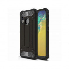 Husa Compatibila cu Samsung Galaxy A20 / A30 Techsuit Hybrid Armor Negru foto