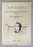 ANUARUL LICEULUI PEDAGOGIC &#039; MIHAI EMINESCU &#039; SUCEAVA , EDITAT LA SEMICENTENARUL SCOLII 1949 - 1999 , PREZINTA URME DE UZURA SI PETE