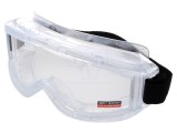 Ochelari de protectie Lahti Pro, lentila transparenta, model L1510400, protectie particule solide, banda ajustabila, CE EN 166